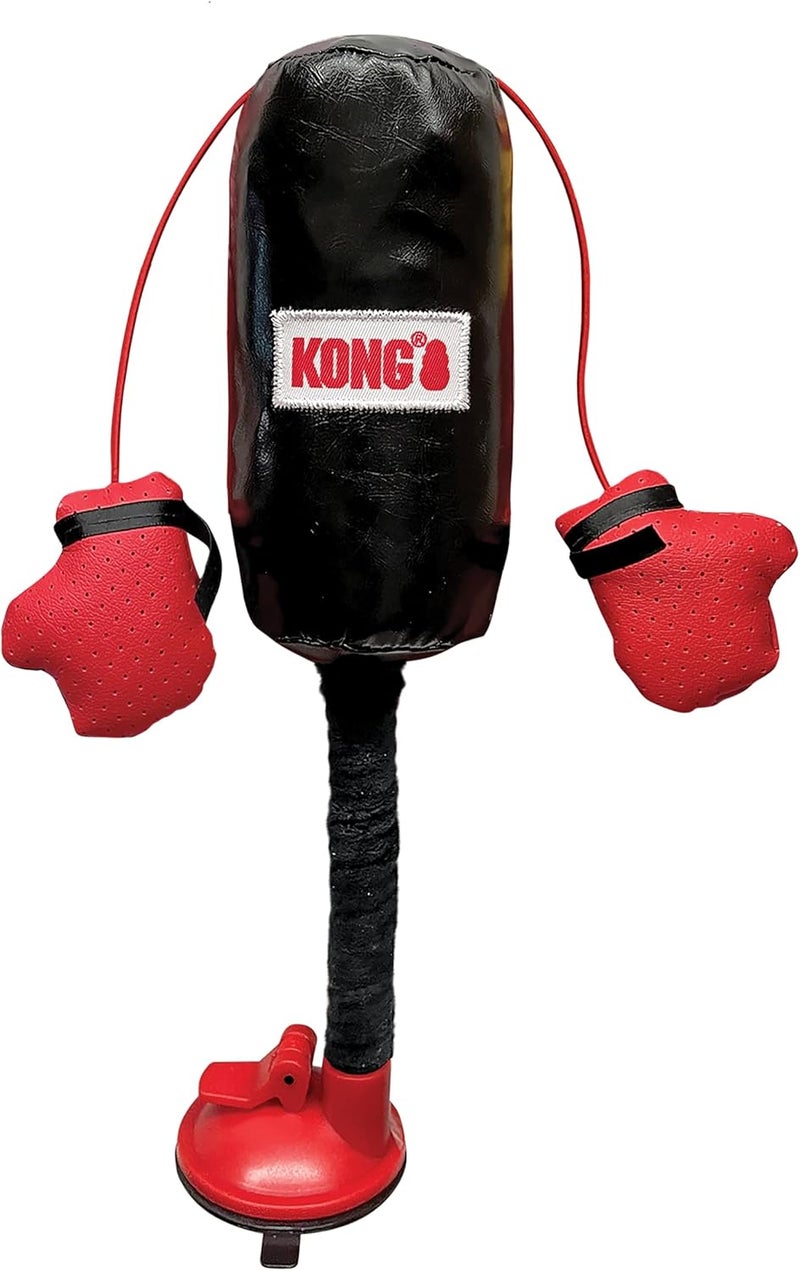 Kong Connects Punching Bag with Boxing Gloves Filled with Catnip - Image 1